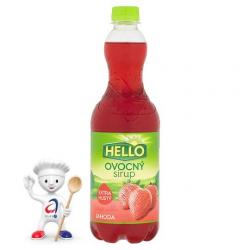 HELLO ovocný jahoda - extra hustý 930g