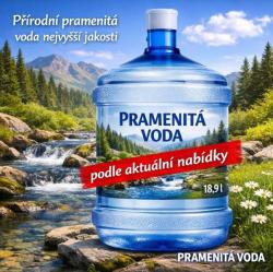 Přírodní pramenitá voda 18,9l - Praha a okolí